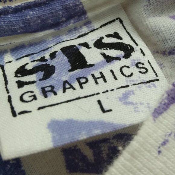 Vintage 80s STS Pro's Only Surf Dance Magic AOP T-Shirt - Picture 6 of 9